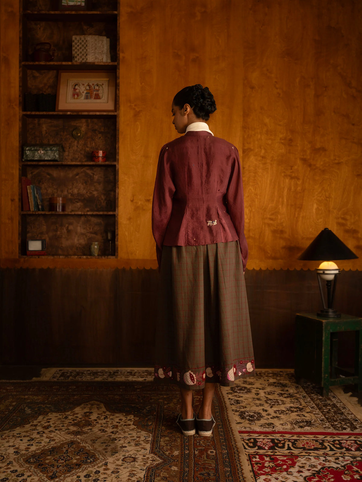The Modern Victorian Blouse | Burgundy