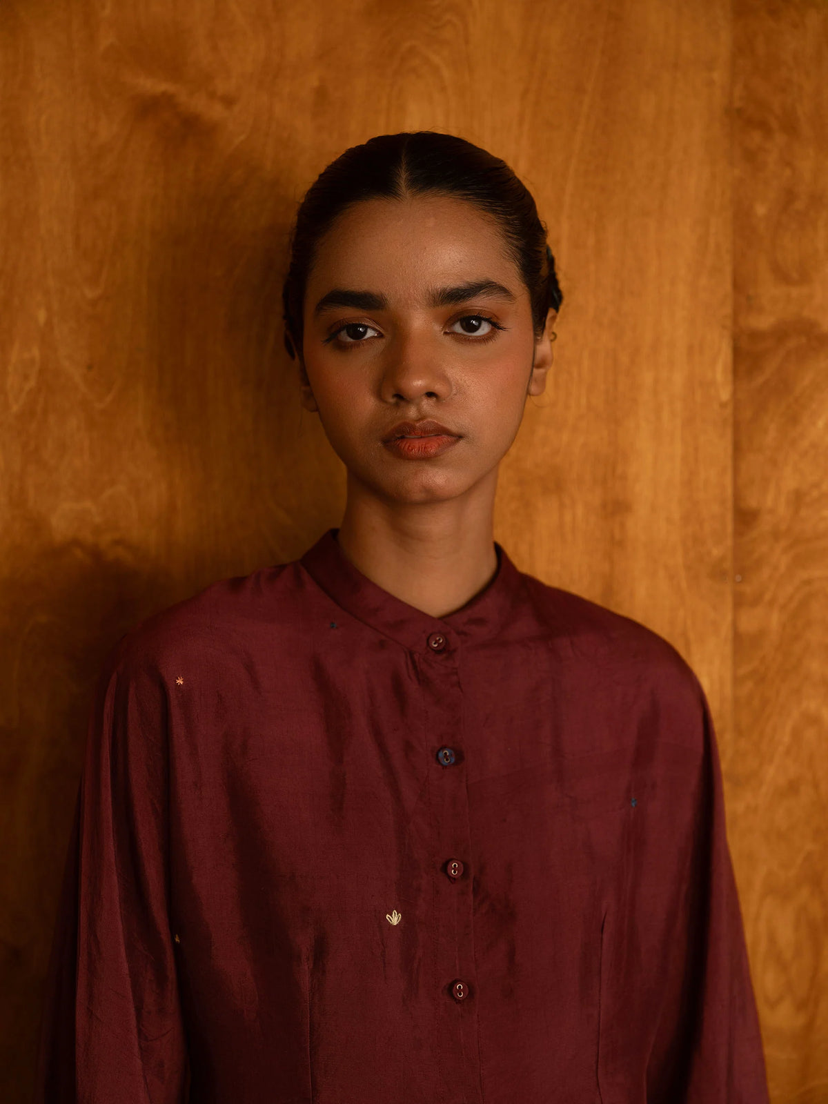 The Modern Victorian Blouse | Burgundy