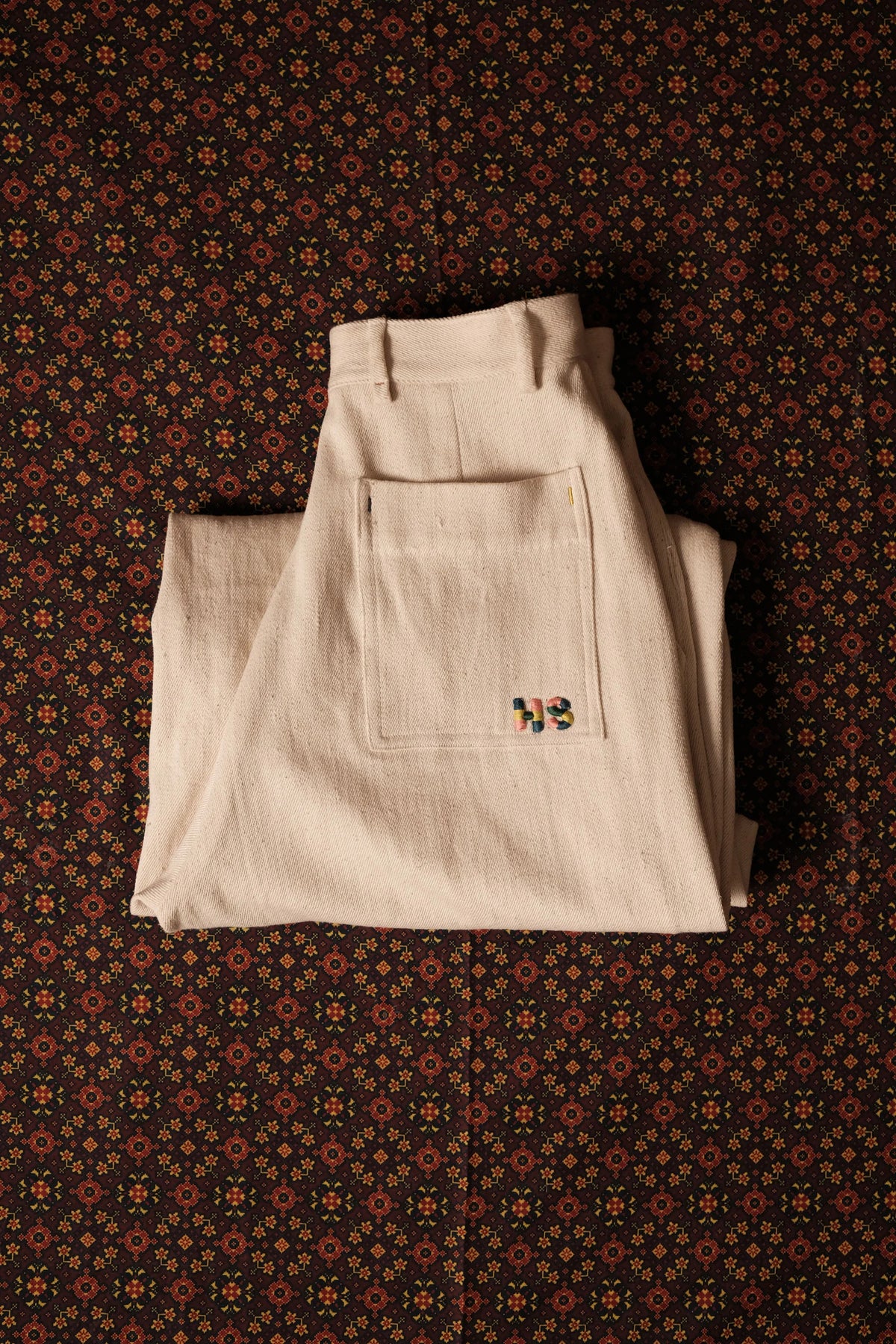 Team Tote Bag Pants | White