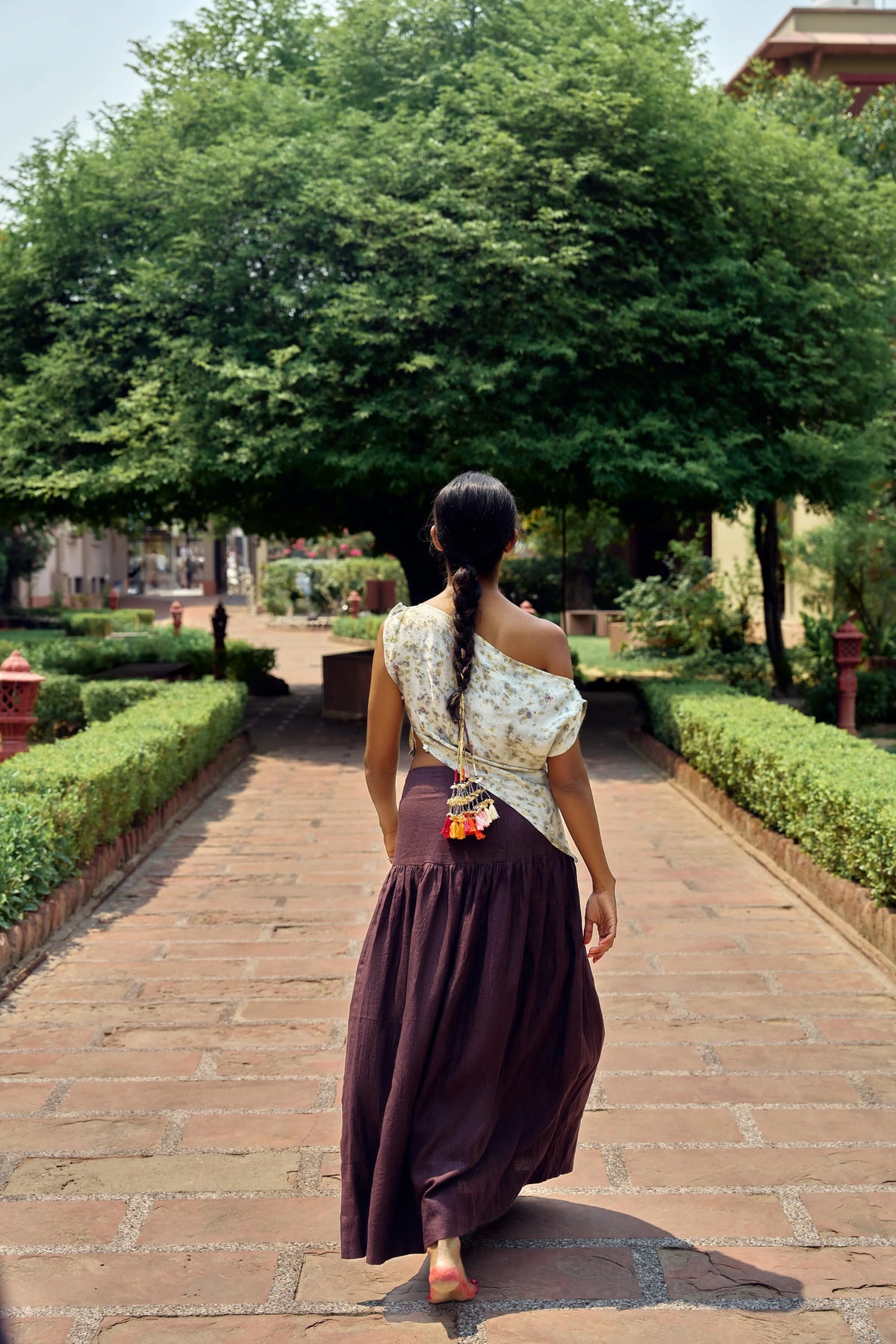 Lalita Top | Mustard Silk