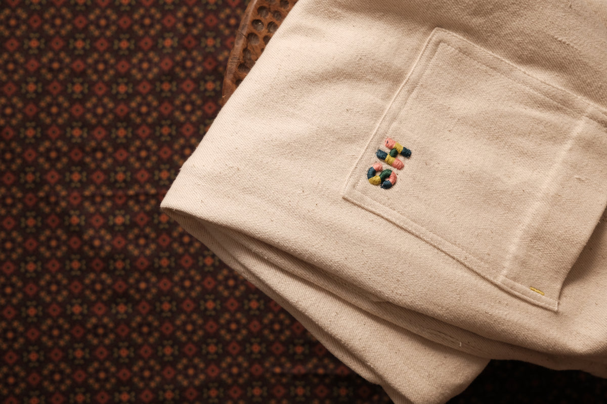 Team Tote Bag Pants | White